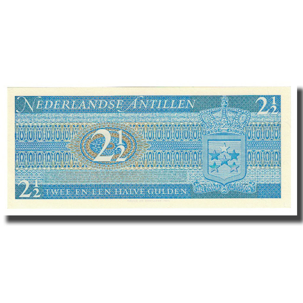 Banknote, Netherlands Antilles, 2 1/2 Gulden, 1970, 1970-09-08, KM:21a, UNC(63)