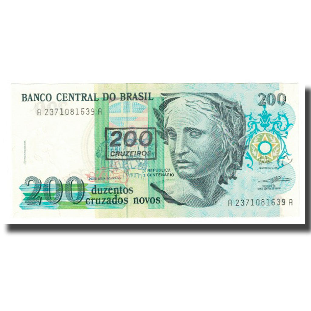 Banconote, Brasile, 200 Cruzeiros on 200 Cruzados Novos, KM:225a, SPL