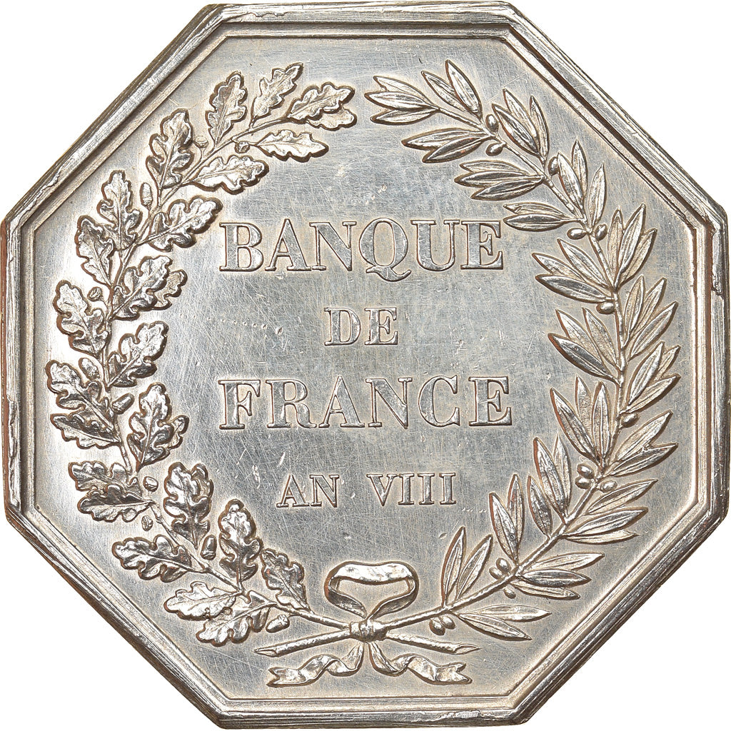 France, Médaille, Banque de France, An VIII, Dumarest, SPL, Argent