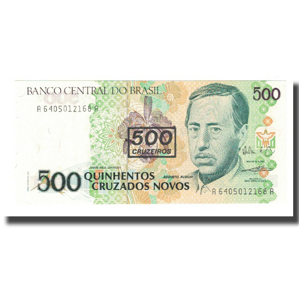 Billete, 500 Cruzeiros on 500 Cruzados Novos, Brasil, KM:226b, SC