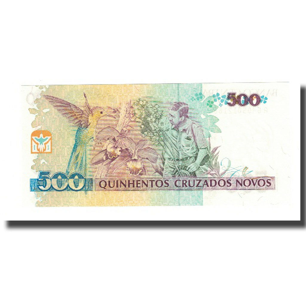 Billete, 500 Cruzeiros on 500 Cruzados Novos, Brasil, KM:226b, SC