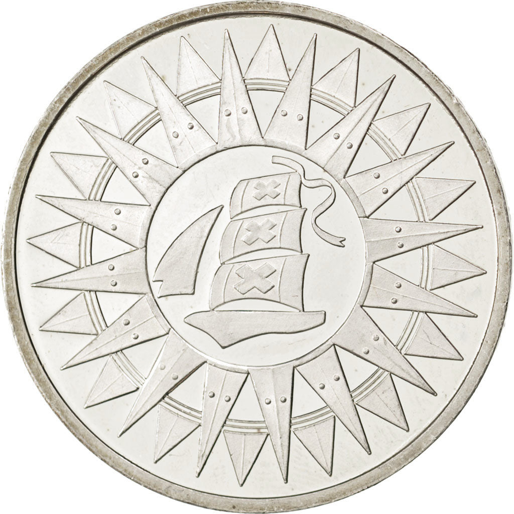Belgium, Shipping, Medal, 1980, MS(60-62), Silver, 39, 26.10