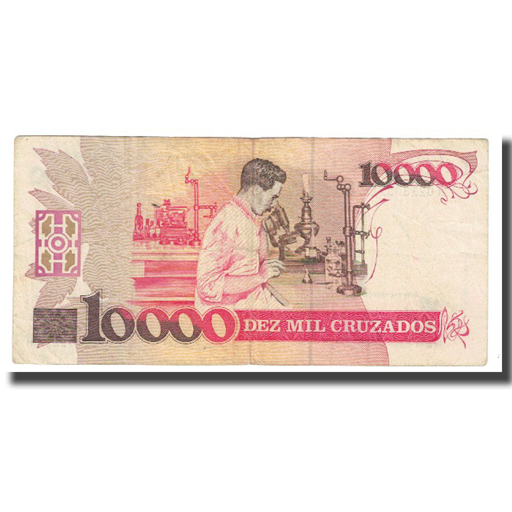 Geldschein, Brasilien, 10,000 Cruzados, KM:215a, SS