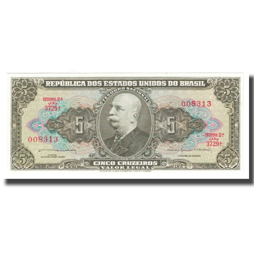 Banconote, Brasile, 5 Cruzeiros, KM:176c, SPL