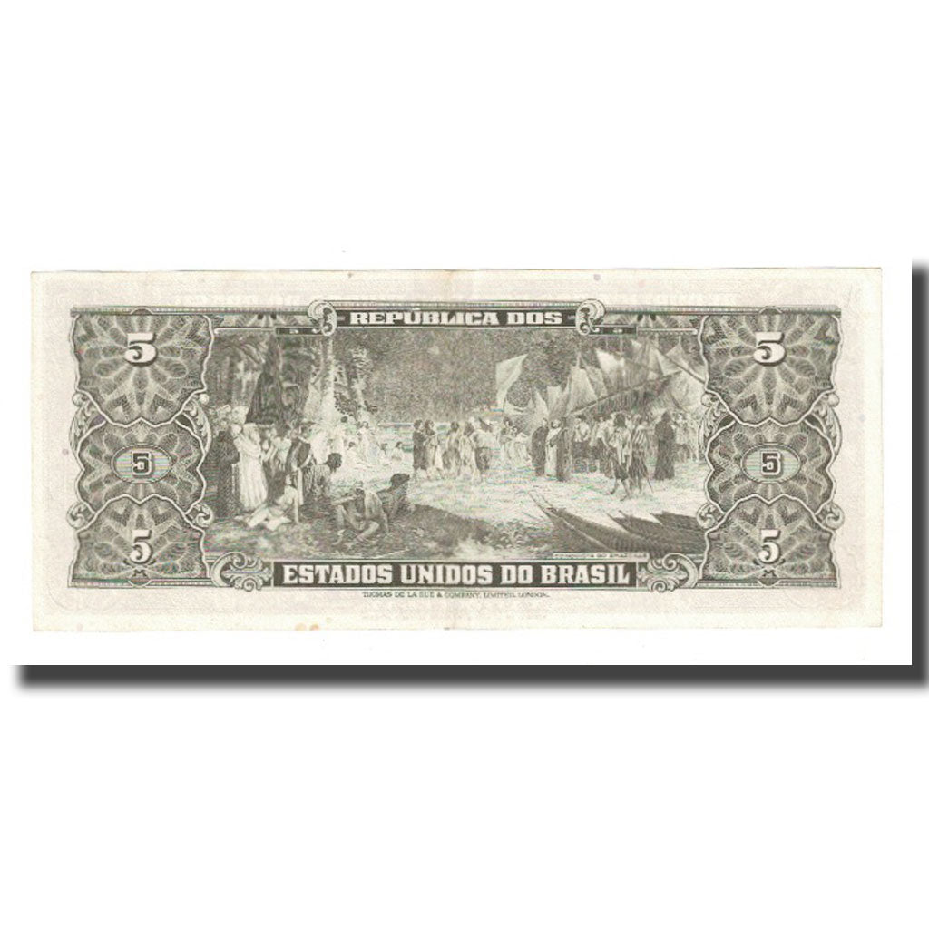 Billete, 5 Cruzeiros, Brasil, KM:176a, EBC