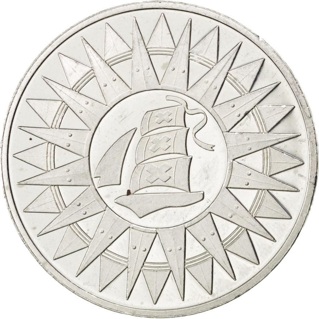 Belgium, Shipping, Medal, 1980, MS(60-62), Silver, 30, 13.20