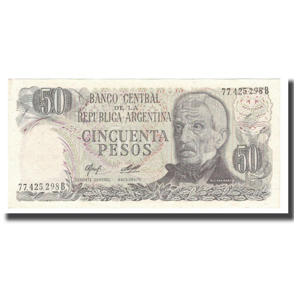 Biljet, Argentinië, 50 Pesos, KM:296, SPL