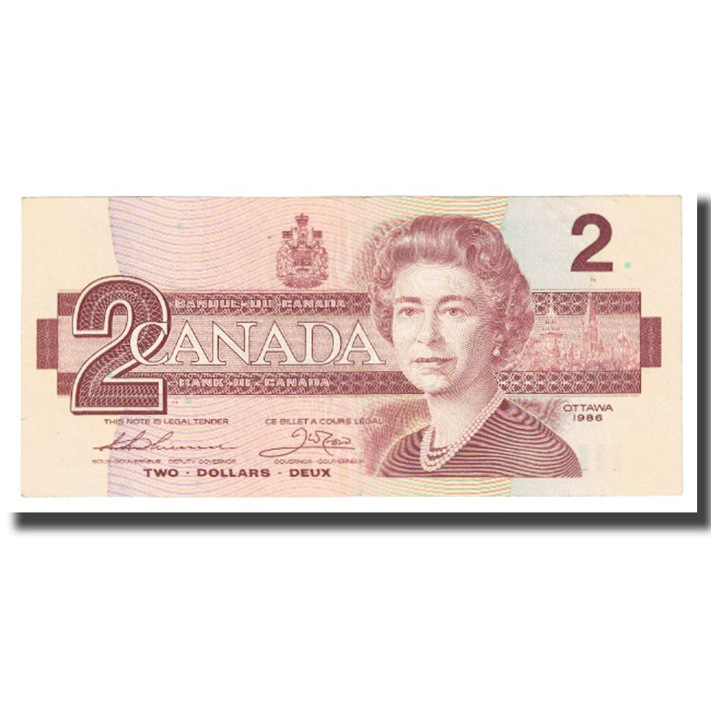 Geldschein, Kanada, 2 Dollars, 1986, KM:94b, VZ