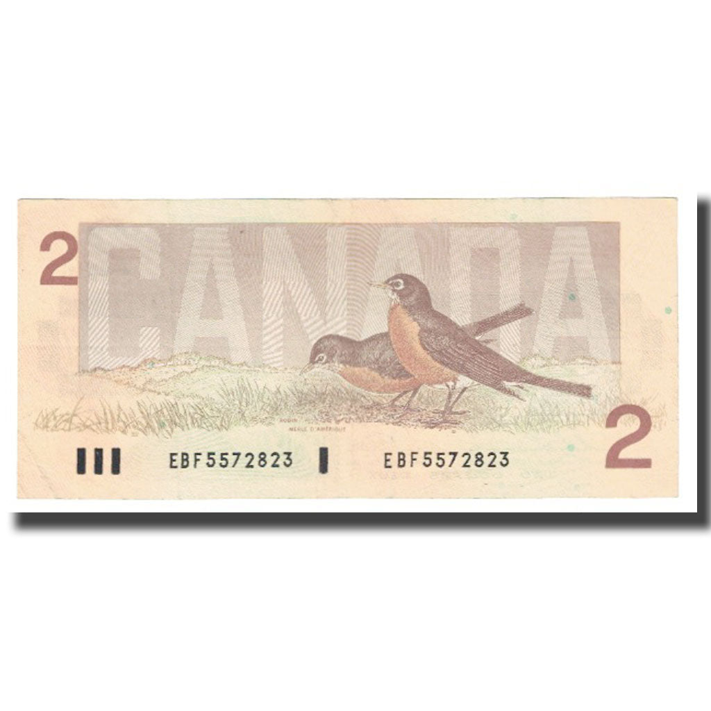 Geldschein, Kanada, 2 Dollars, 1986, KM:94b, VZ