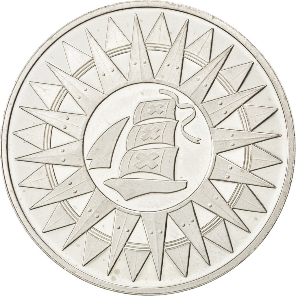 Belgium, Shipping, Medal, 1980, MS(60-62), Silver, 30, 13.30