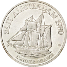 Belgium, Shipping, Medal, 1980, MS(60-62), Silver, 30, 13.20