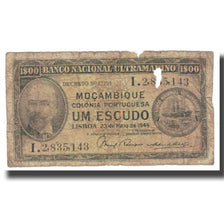 Banknote, Mozambique, 1 Escudo, 1944, 1944-05-23, KM:92, AG(1-3)