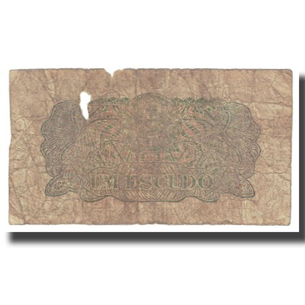 Banknote, Mozambique, 1 Escudo, 1944, 1944-05-23, KM:92, AG(1-3)
