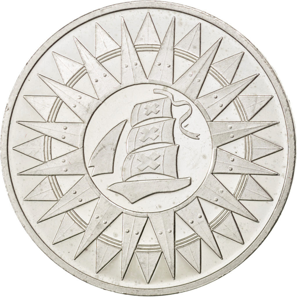 Belgium, Shipping, Medal, 1980, MS(60-62), Silver, 30, 13.10