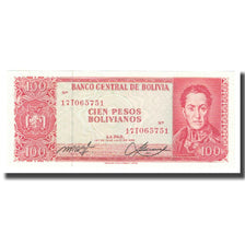 Biljet, Bolivia, 100 Pesos Bolivianos, 1962, 1962-07-13, KM:164b, NIEUW