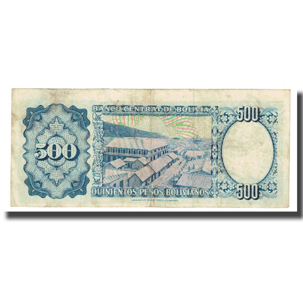 Billete, 500 Pesos Bolivianos, 1981, Bolivia, 1981-06-10, KM:166a, BC+