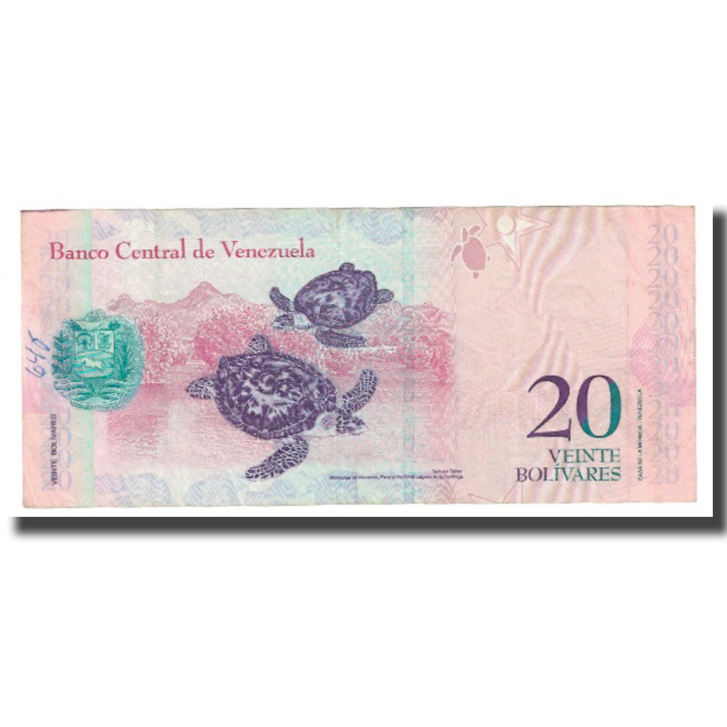 Banconote, Venezuela, 20 Bolivares, 2007, 2007-03-20, KM:91a, BB+