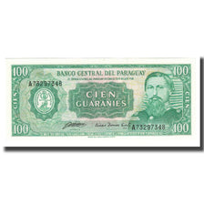 Banknote, Paraguay, 100 Guaranies, 1952, 1952-03-25, KM:205, UNC(63)