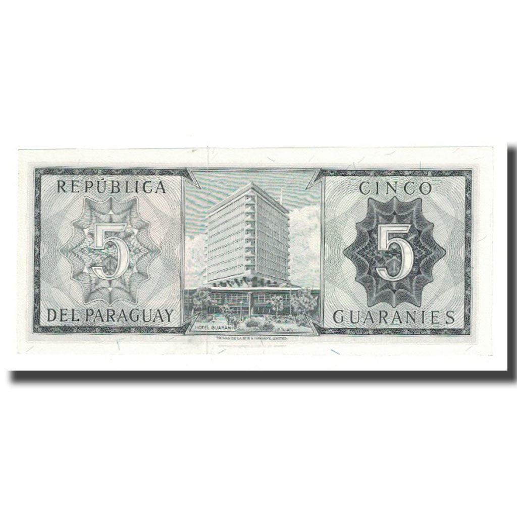 Billete, 5 Guaranies, 1952, Paraguay, 1952-03-25, KM:195b, SC
