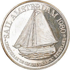 Belgium, Medal, Shipping, 1980, MS(60-62), Silver