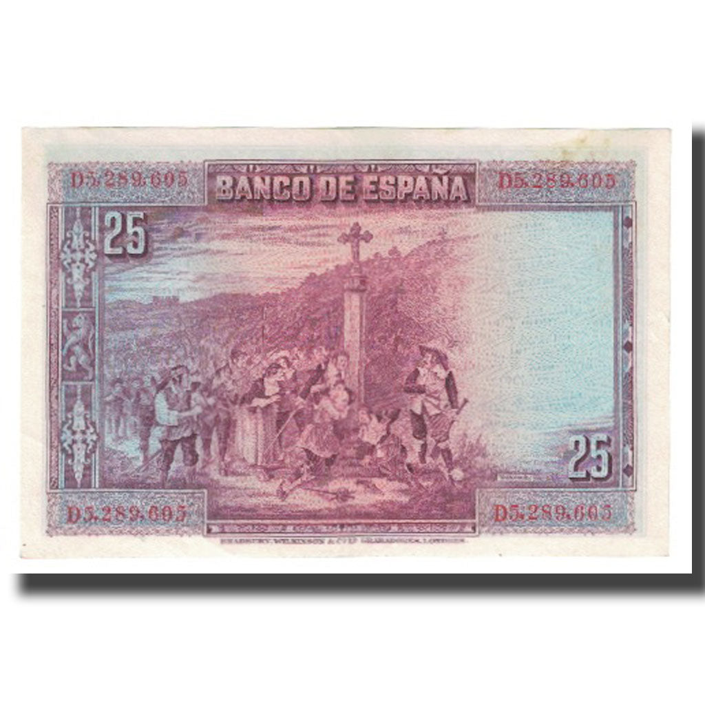 Geldschein, Spanien, 25 Pesetas, 1928, 1928-08-15, KM:74b, VZ