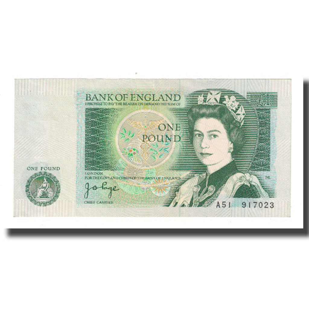 Banknote, Great Britain, 1 Pound, KM:377a, UNC(60-62)