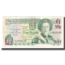 Banknote, Jersey, 1 Pound, 1995, 1995-05-09, KM:25a, EF(40-45)