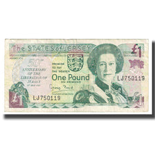 Banknote, Jersey, 1 Pound, 1995, 1995-05-09, KM:25a, EF(40-45)