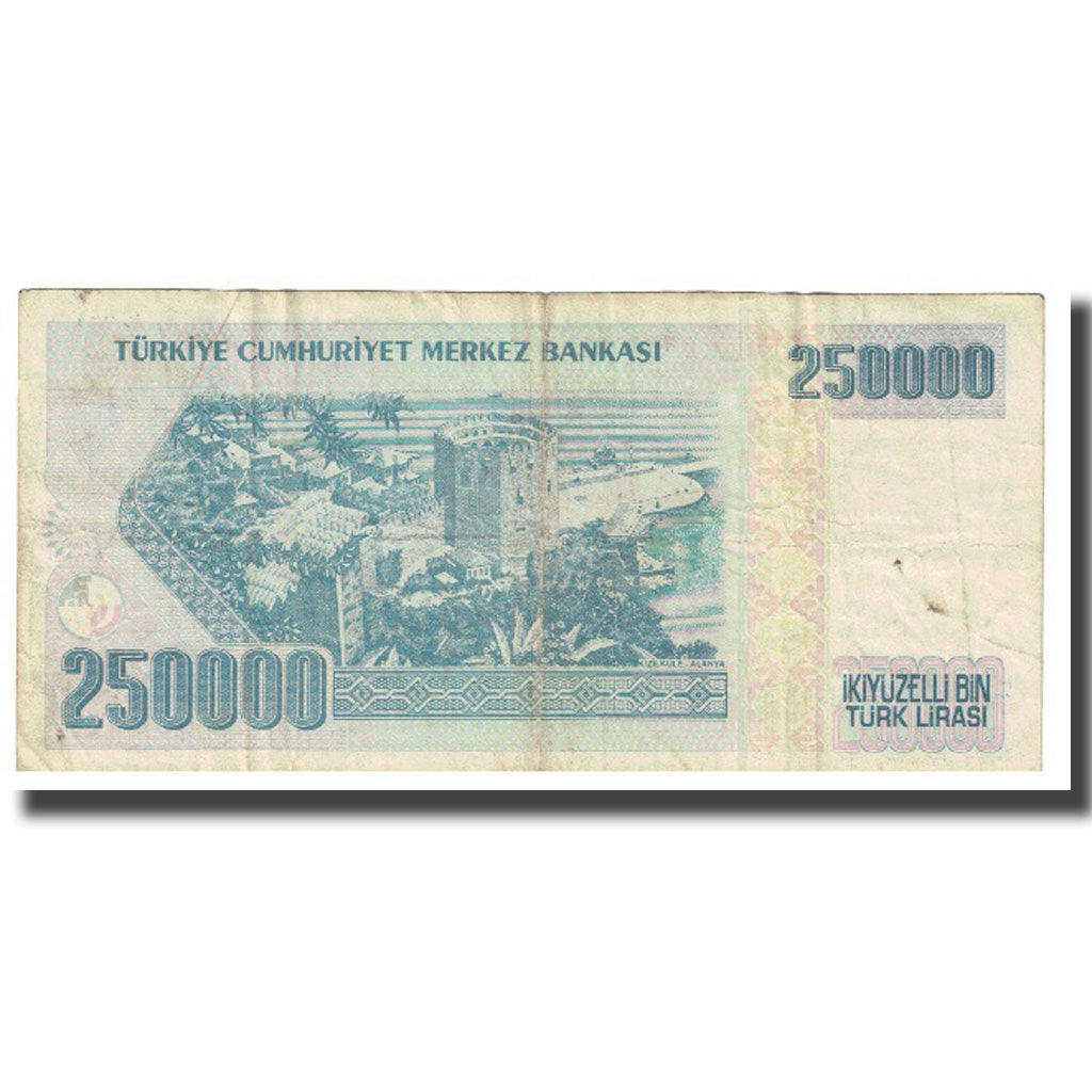 Billet, Turquie, 250,000 Lira, 1970, 1970-10-14, KM:207, TB+
