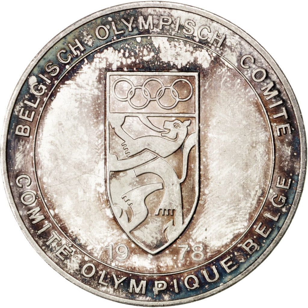 Belgium, Sports & leisure, Medal, 1978, EF(40-45), Silver, 40, 34.90