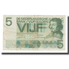 Billet, Pays-Bas, 5 Gulden, 1966, 1966-04-26, KM:90a, TB
