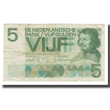 Biljet, Nederland, 5 Gulden, 1966, 1966-04-26, KM:90a, TB