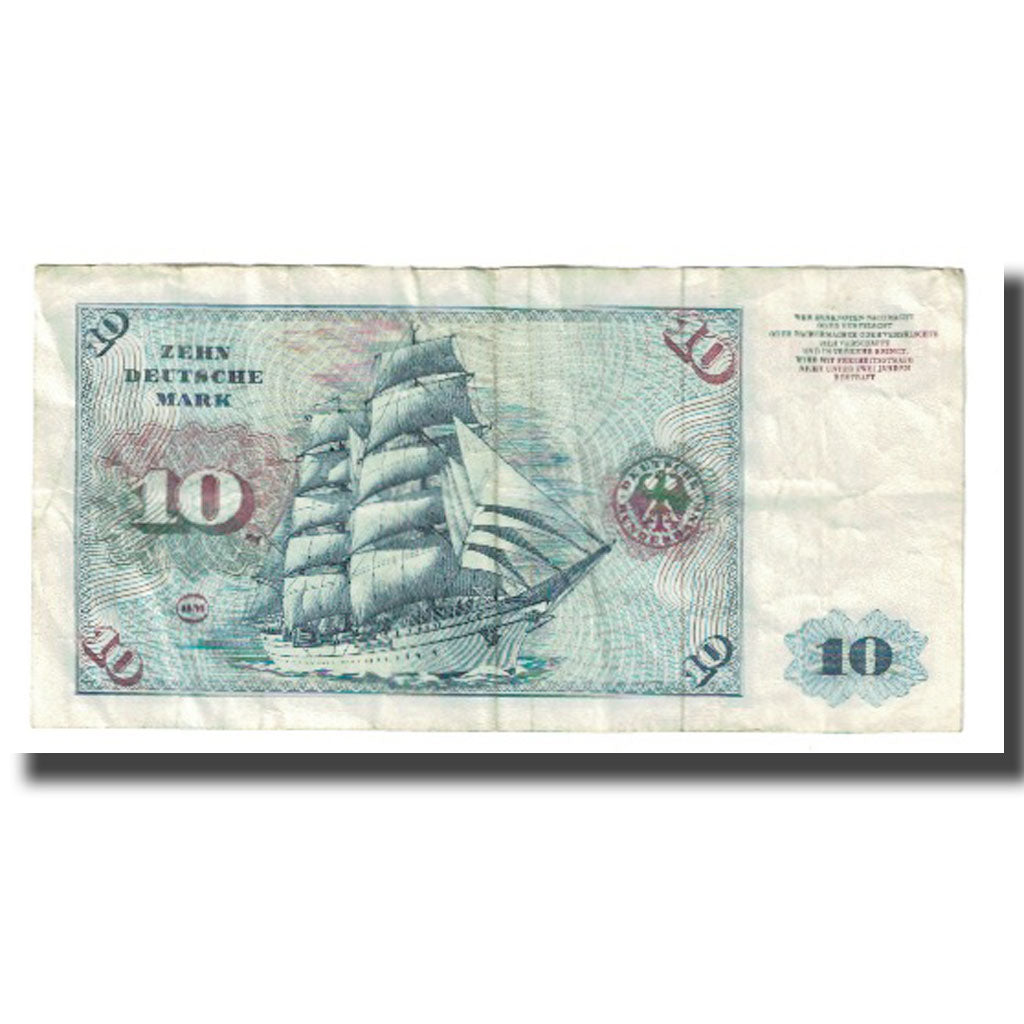 Banknote, GERMANY - FEDERAL REPUBLIC, 10 Deutsche Mark, 1977, 1977-06-01