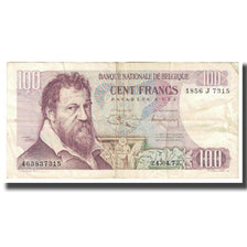 Nota, Bélgica, 100 Francs, KM:134b, VF(20-25)