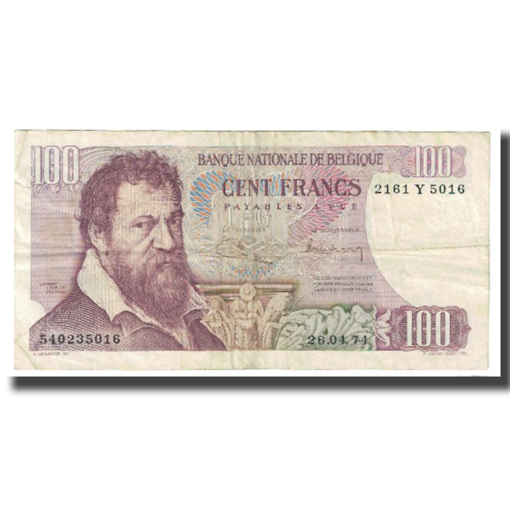 Banknote, Belgium, 100 Francs, KM:134b, VF(30-35)