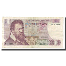 Billete, 100 Francs, Bélgica, KM:134b, BC+