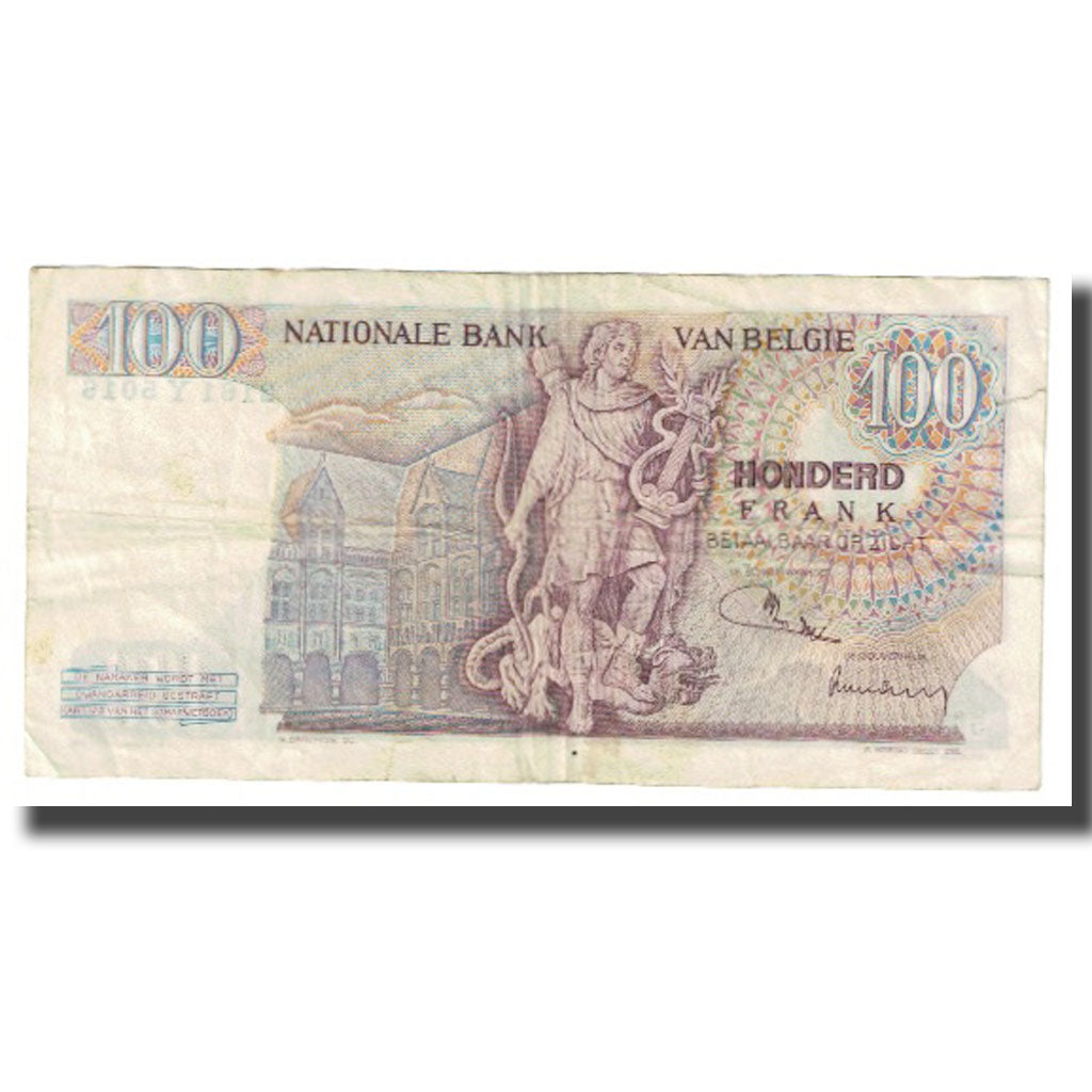 Banknote, Belgium, 100 Francs, KM:134b, VF(30-35)