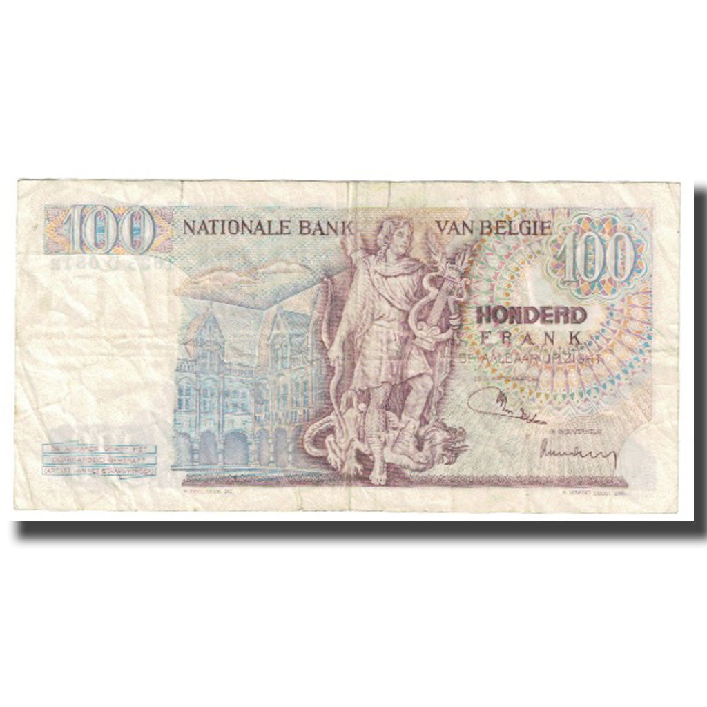 Banknote, Belgium, 100 Francs, KM:134b, VF(30-35)