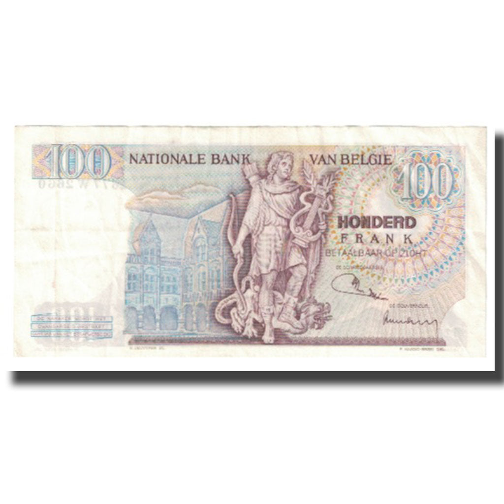 Banknote, Belgium, 100 Francs, KM:134b, AU(50-53)