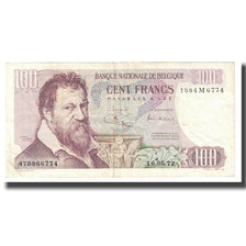 Banknote, Belgium, 100 Francs, KM:134b, AU(50-53)