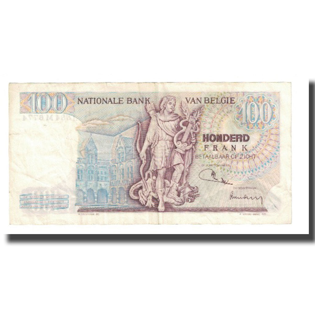 Banknote, Belgium, 100 Francs, KM:134b, AU(50-53)