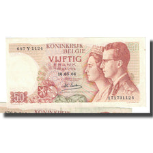 Banknote, Belgium, 50 Francs, 1966, 1966-05-16, KM:139, UNC(60-62)