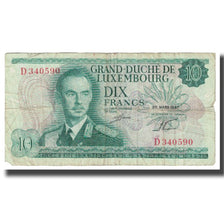 Banknote, Luxembourg, 10 Francs, 1967, 1967-03-20, KM:53a, VF(20-25)