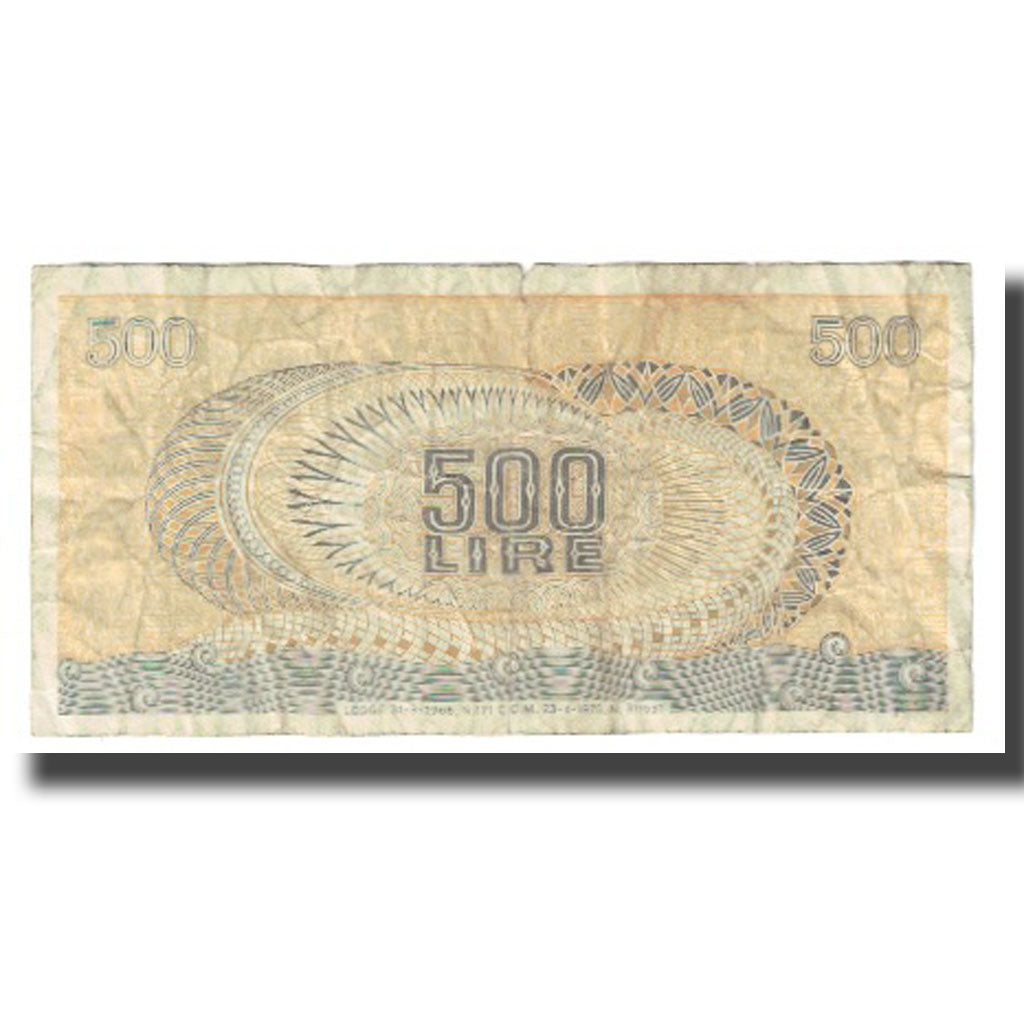 Banknote, Italy, 500 Lire, 1975, 1975-04-23, KM:93a, VF(20-25)