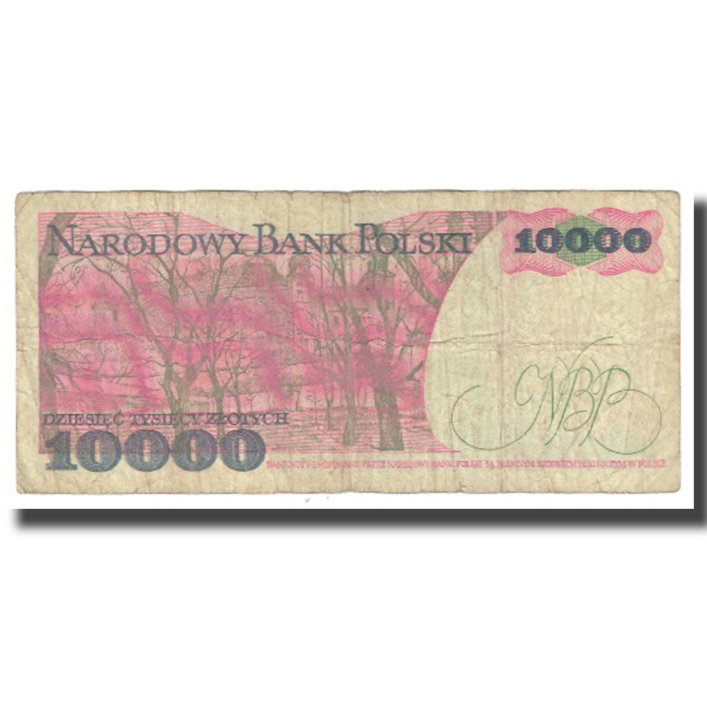 Billet, Pologne, 10,000 Zlotych, 1988, 1988-12-01, KM:151b, B+