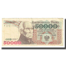 Banknote, Poland, 50,000 Zlotych, 1993, 1993-11-16, KM:153a, EF(40-45)