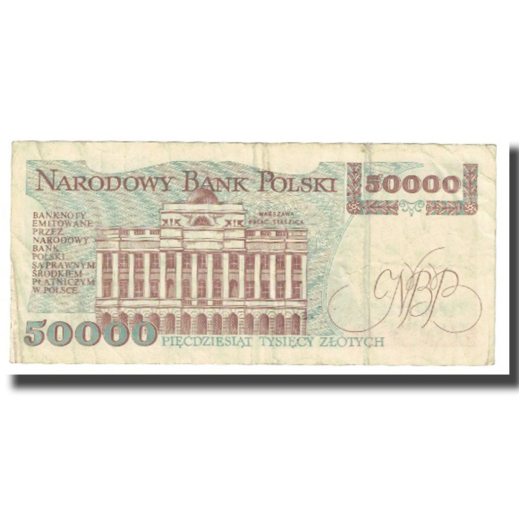 Banknote, Poland, 50,000 Zlotych, 1993, 1993-11-16, KM:153a, VF(30-35)