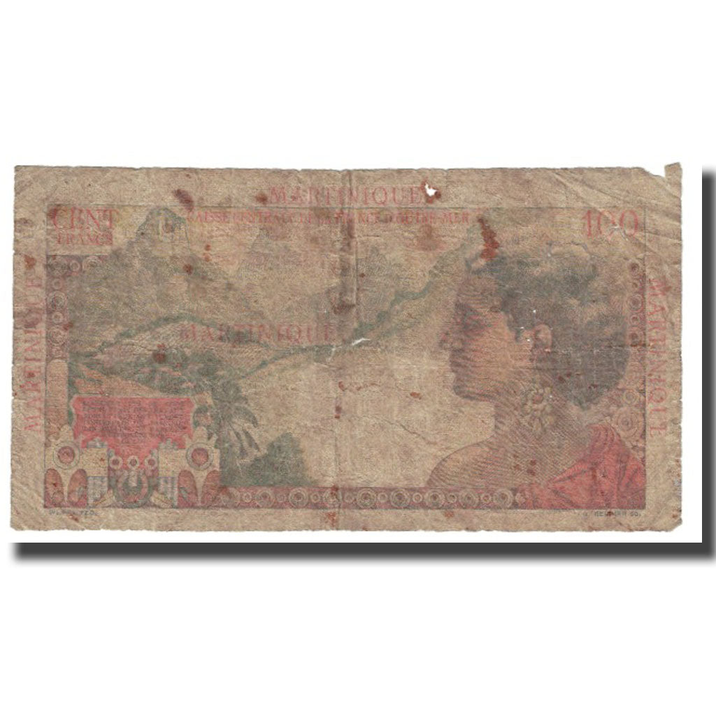 Martinique, 100 Francs, GE, KM:31a