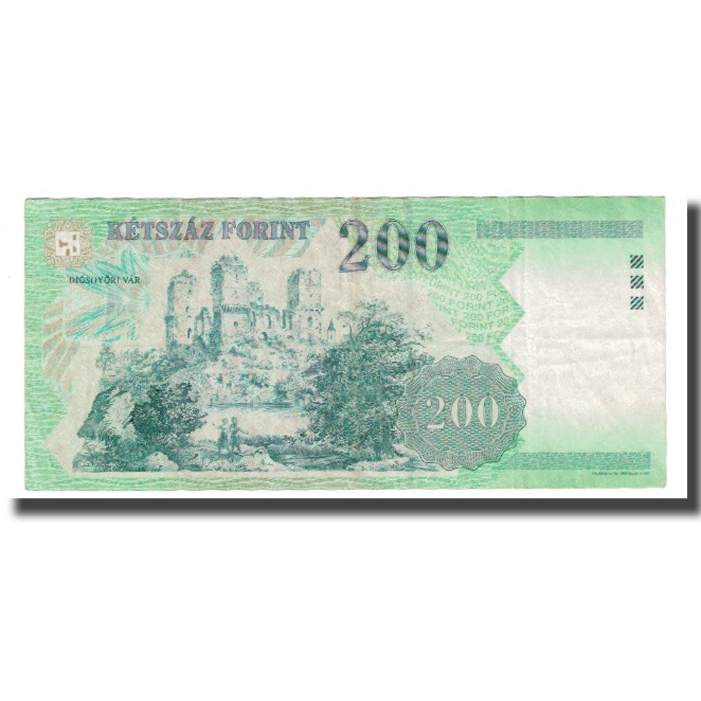 Banknote, Hungary, 200 Forint, 2007, KM:187g, AU(55-58)