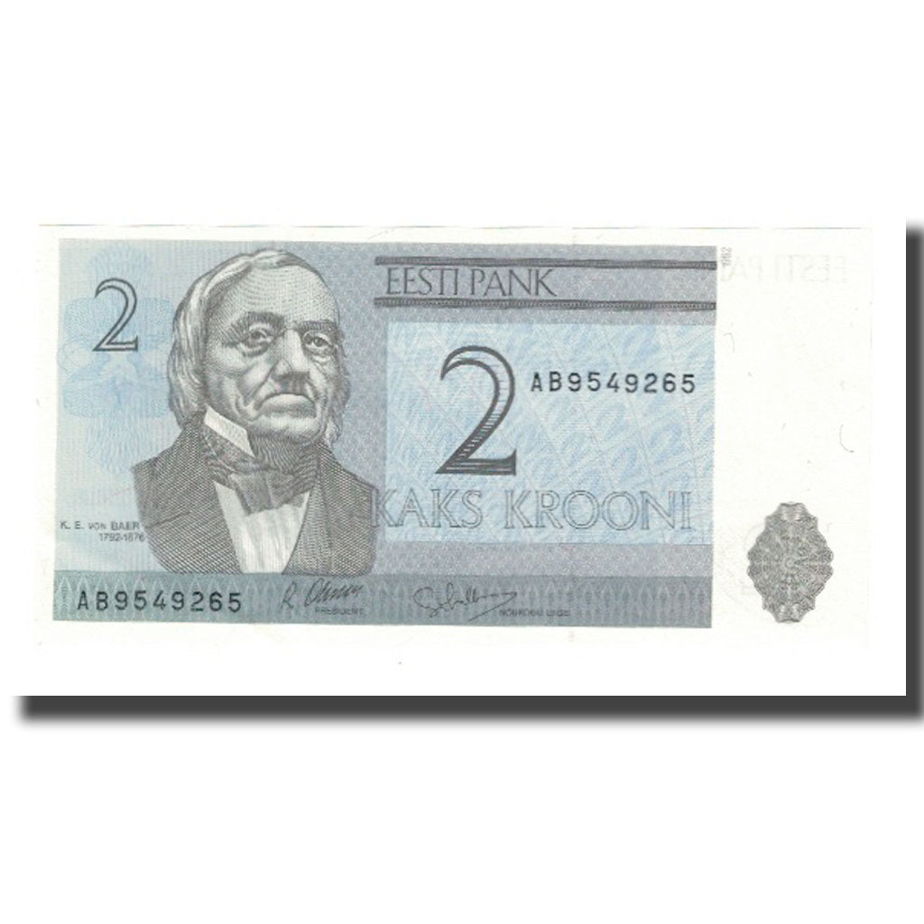 Banconote, Estonia, 2 Krooni, 1992, KM:70a, SPL